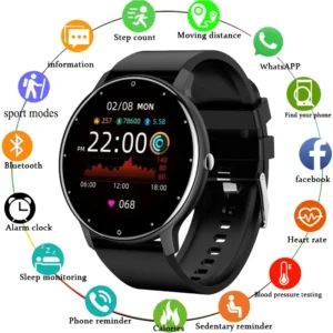 2025 Smartwatch Full Touch Screen Watches Sport Fitness Tracker IP68 Waterproof BT Call Smart Watch for Man Woman Android Phones