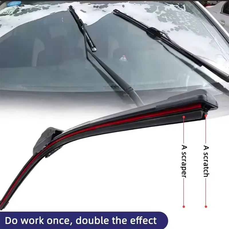 For Polestar 2 2021-2024 Car Windshield Wiper Blade Front Windscreen Brushes Washer Accessories Cleaning Replacement Parts - Image 3