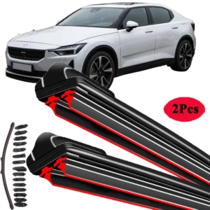 For Polestar 2 2021-2024 Car Windshield Wiper Blade Front Windscreen Brushes Washer Accessories Cleaning Replacement Parts