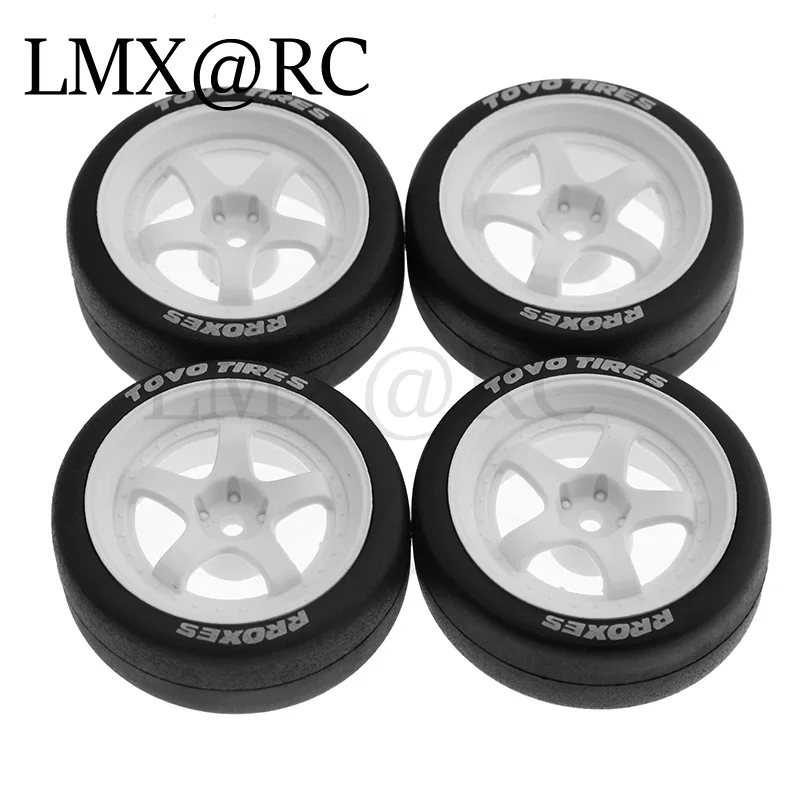 4pcs 65mm Hard Drift Tire 1/10 RC Drift Car On Road Touring Racing Car Tyre Wheel for Tamiya TT01 TT02 XV01 PTG-2 Kyosho HPI HSP - Image 3