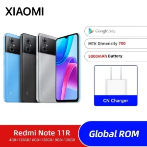 Global Rom Xiaomi Redmi Note 11R 8GB 128GB MTK700 5000mAh 5G Smartphone 90 Hz 6.58“ FHD+ 13MP Bluetooth 5.1 Mobile Phones