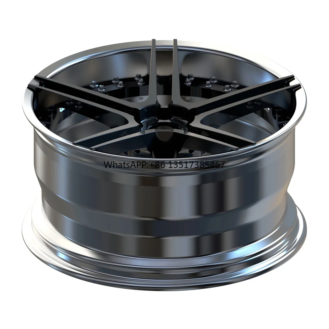 Customized 2-Piece Forged Wheel Rims 5x112 Deep Converse 17/18/19/20 Inch Aluminium Alloy Polishing Drawing Car Wheel - Image 6