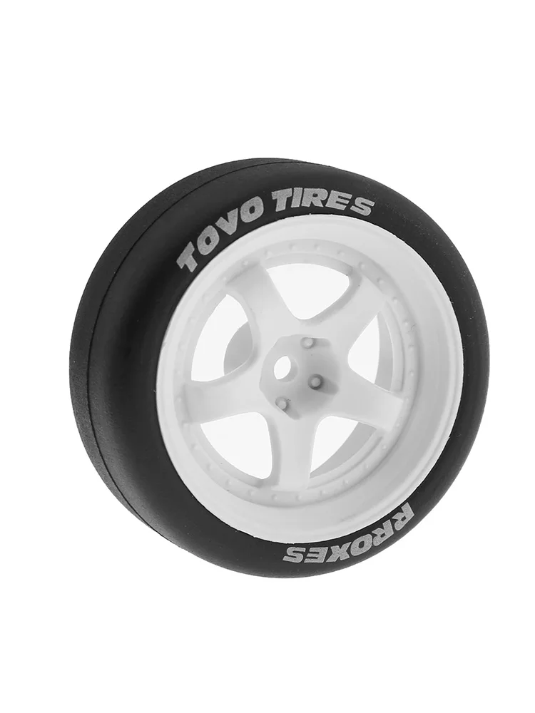 4pcs 65mm Hard Drift Tire 1/10 RC Drift Car On Road Touring Racing Car Tyre Wheel for Tamiya TT01 TT02 XV01 PTG-2 Kyosho HPI HSP - Image 2
