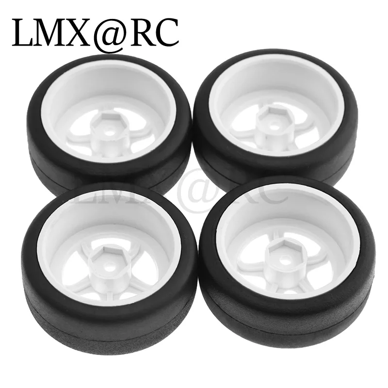 4pcs 65mm Hard Drift Tire 1/10 RC Drift Car On Road Touring Racing Car Tyre Wheel for Tamiya TT01 TT02 XV01 PTG-2 Kyosho HPI HSP - Image 4