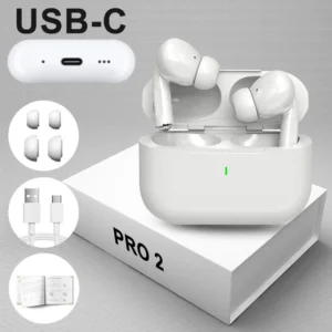 Air Pro Wireless Earphones Bluetooth Headset Pro 2 TWS Earbuds USB-C Type Cable Pop-up Window For IOS Android With Box Full Set
