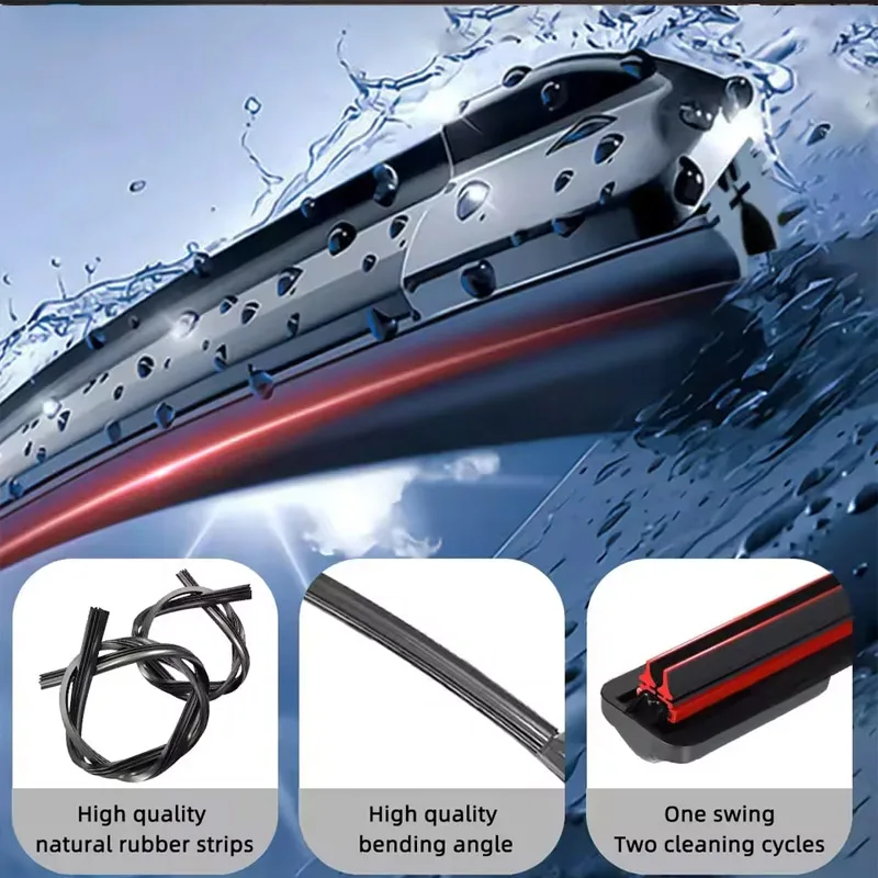 For Polestar 2 2021-2024 Car Windshield Wiper Blade Front Windscreen Brushes Washer Accessories Cleaning Replacement Parts - Image 5