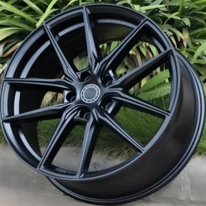 All Black 19 Inch 5x112 Car Alloy Wheel Rims Fit For Audi SQ5 SQ7 R8 Q3 Q5 R8 S6 S7 Volkswagen CC Golf GTI Passat T-Roc Tiguan