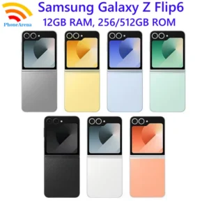 Samsung Galaxy Z Flip 6 Z Flip6 5G F741B F741U1 F741N 6.7" 12GB 256/512GB NFC Snapdragon Original Foldable 99% New Cell Phone
